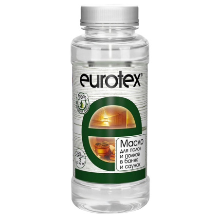 Масло для защиты полка Eurotex Сауна 0,25 л 