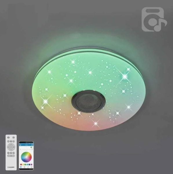 Люстра светодиодная MUSIC RGB с пультом ДУ Estares муз колонка
