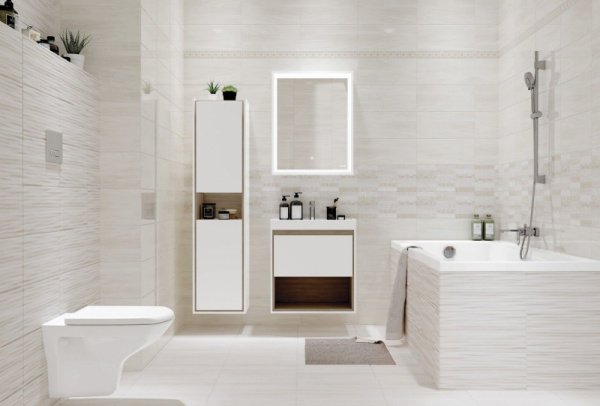 Плитка облицовочная Cersanit Atria ANG011D 200х440х8,5мм (1уп 12шт =1,05м2, 1п=71,4м2) бежевая