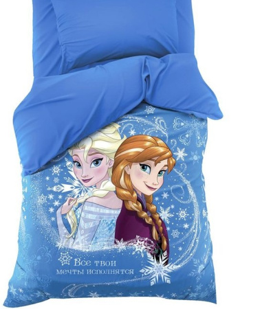 КПБ Disney 1,5сп "Холодное сердце: принцессы" 100% хлопок поплин