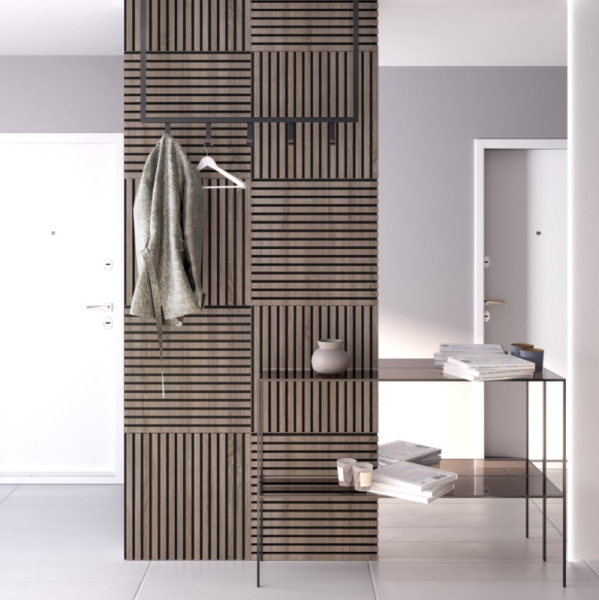 Панель стеновая Акустическая Stella Comfort Standart Дуб Винтаж 600х600х9