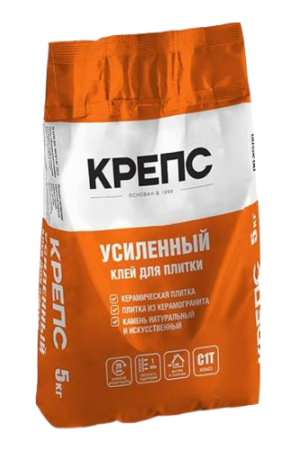 Клей для плитки Крепс Усиленный 5кг