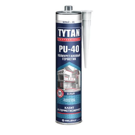 Герметик полиуретановый Tytan Professional PU 40 белый 310 мл 
