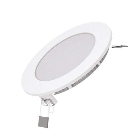 Встраиваемый светильник Gauss ультратонкий круглый IP20 6W,120х22, Ø105, 3000K 360лм *1/20