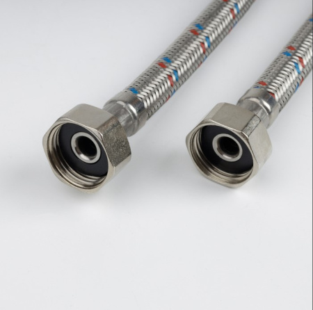 Подводка гибкая г/г F1/2xF1/2 SS304 латунь 50см 926ABS05ZP (Iddis) *1