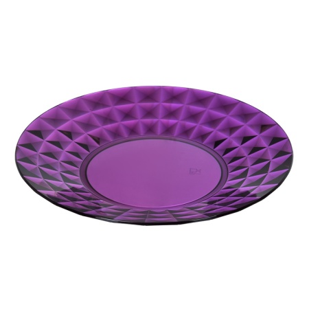 Тарелка "Vintage", полистирол, цвет «фиолетовый» D20 см /48 QWERTY *1