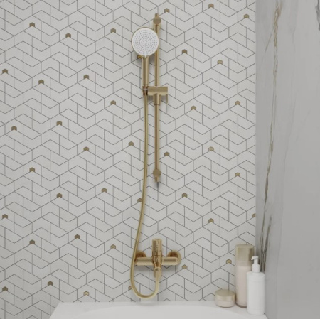 Шланг для душа 150см Iddis Optima Home 04P15MGi19 ПВХ золото матовое