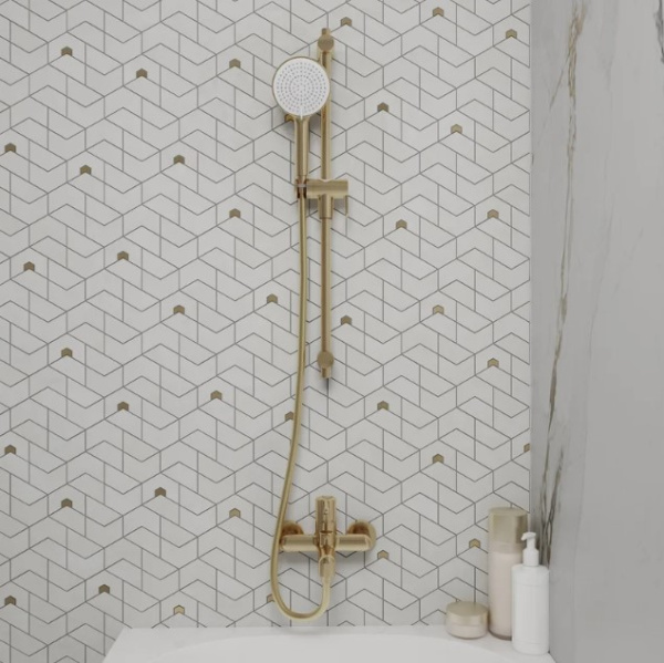 Шланг для душа 150см Iddis Optima Home 04P15MGi19 ПВХ золото матовое