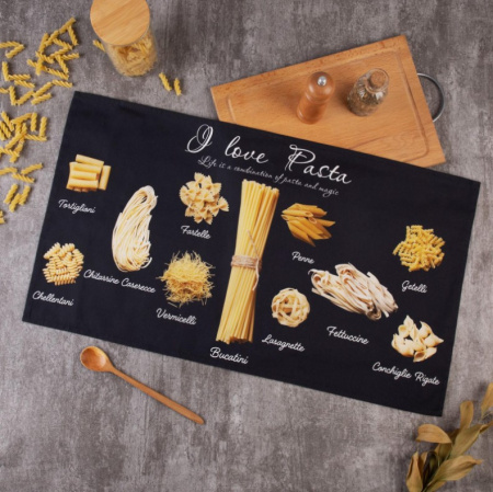 Полотенце кухонное Этель Pasta 40х73см 100% хлопок саржа 190гр/м2 5423076