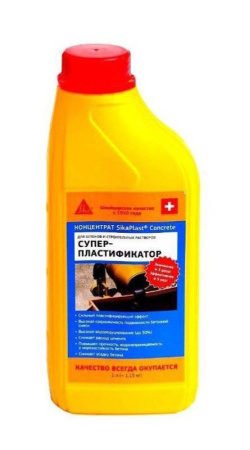 Добавка для строительных растворов суперпластификатор Sika Plast Concrete 1 л