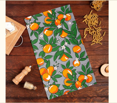 Полотенце кухонное Доляна Orange 35х60см 100%хлопок 160г/м2 7516053