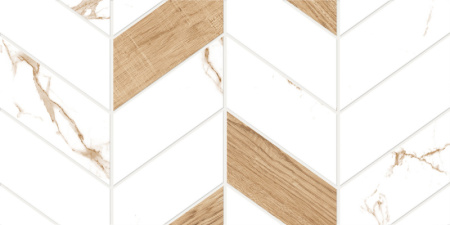 Плитка облицовочная GlobalTile Marmaris GT128VG 500х250х9мм (1уп=1.375м2 (11шт) 1п=74,25м2) белая
